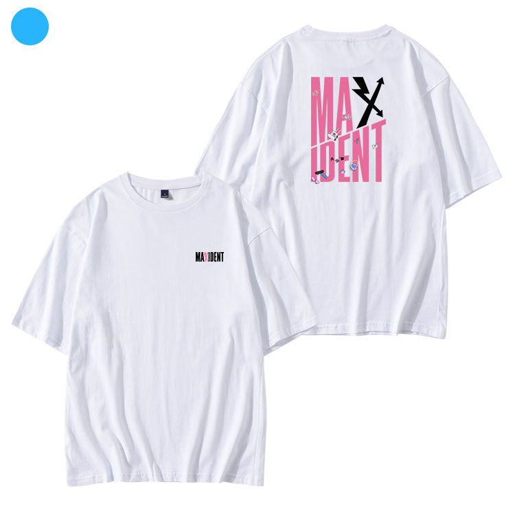 CAMISETA MAXIDENT DE STRAY KIDS MERCHANDISING 100 % ALGODÓN