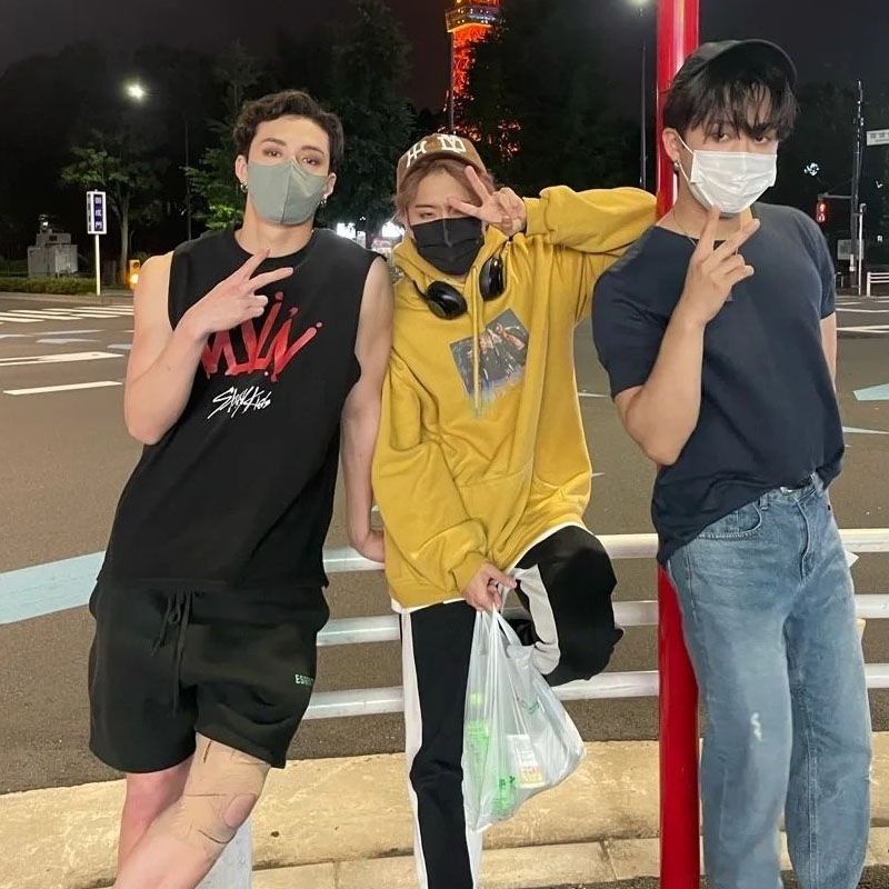 CAMISETA DE MERCANCÍA DE STRAY KIDS 100 % ALGODÓN