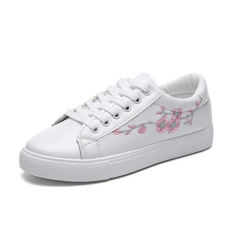 ZAPATILLAS DE MUJER CON FLORES (azul y rosa)