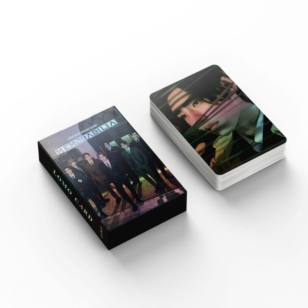 TARJETAS FOTOGRÁFICAS ENHYPEN MEMORABILIA LUNA OSCURA 55 PIEZAS