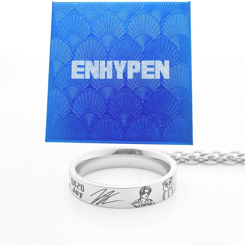 COLLAR ENHYPEN (CADENA + ANILLO) todos los miembros