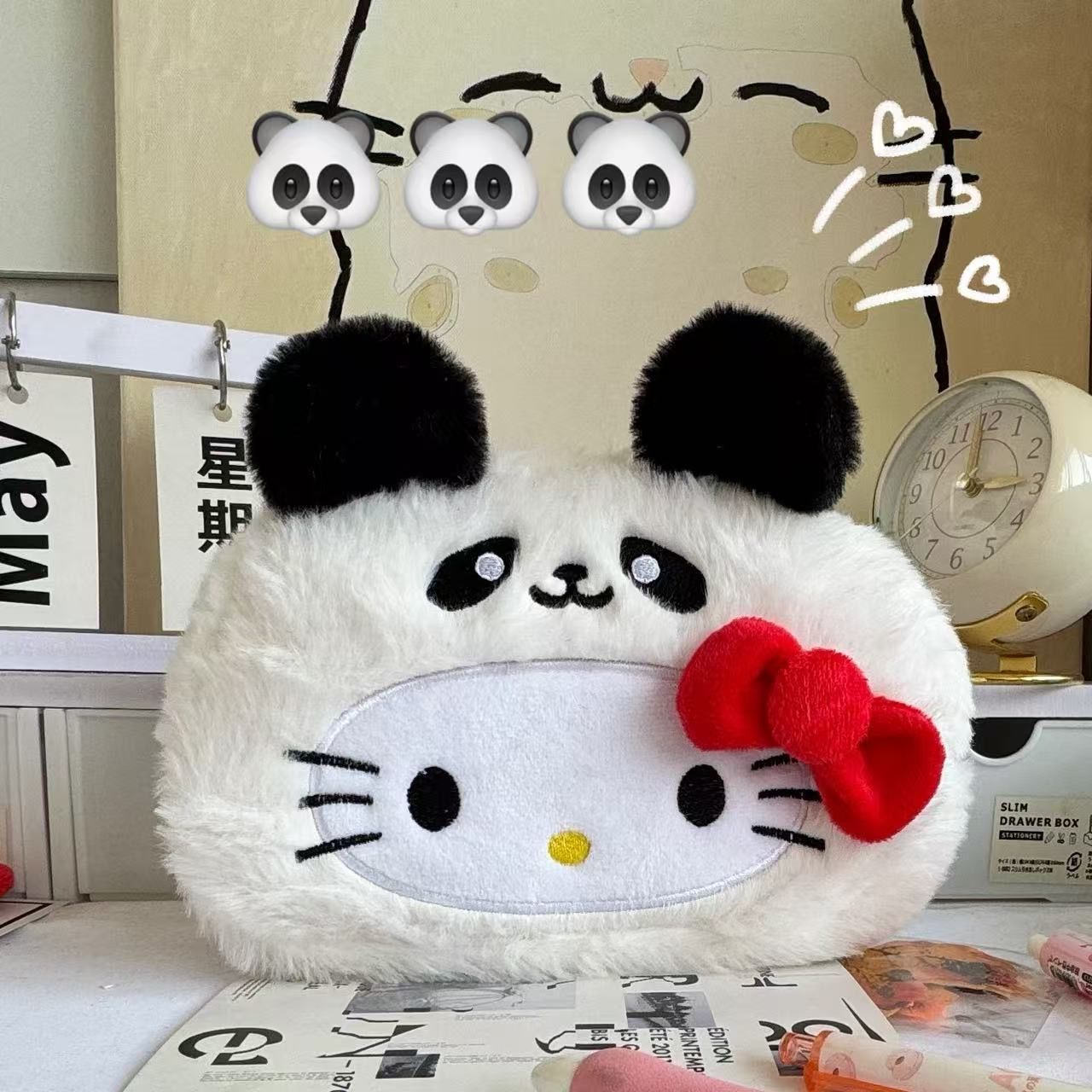 HELLO KITTY PLUSH PENCIL CASES