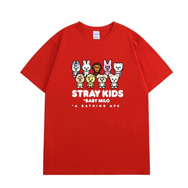 CAMISETAS DE STRAY KIDS BABY MILO 100% ALGODÓN
