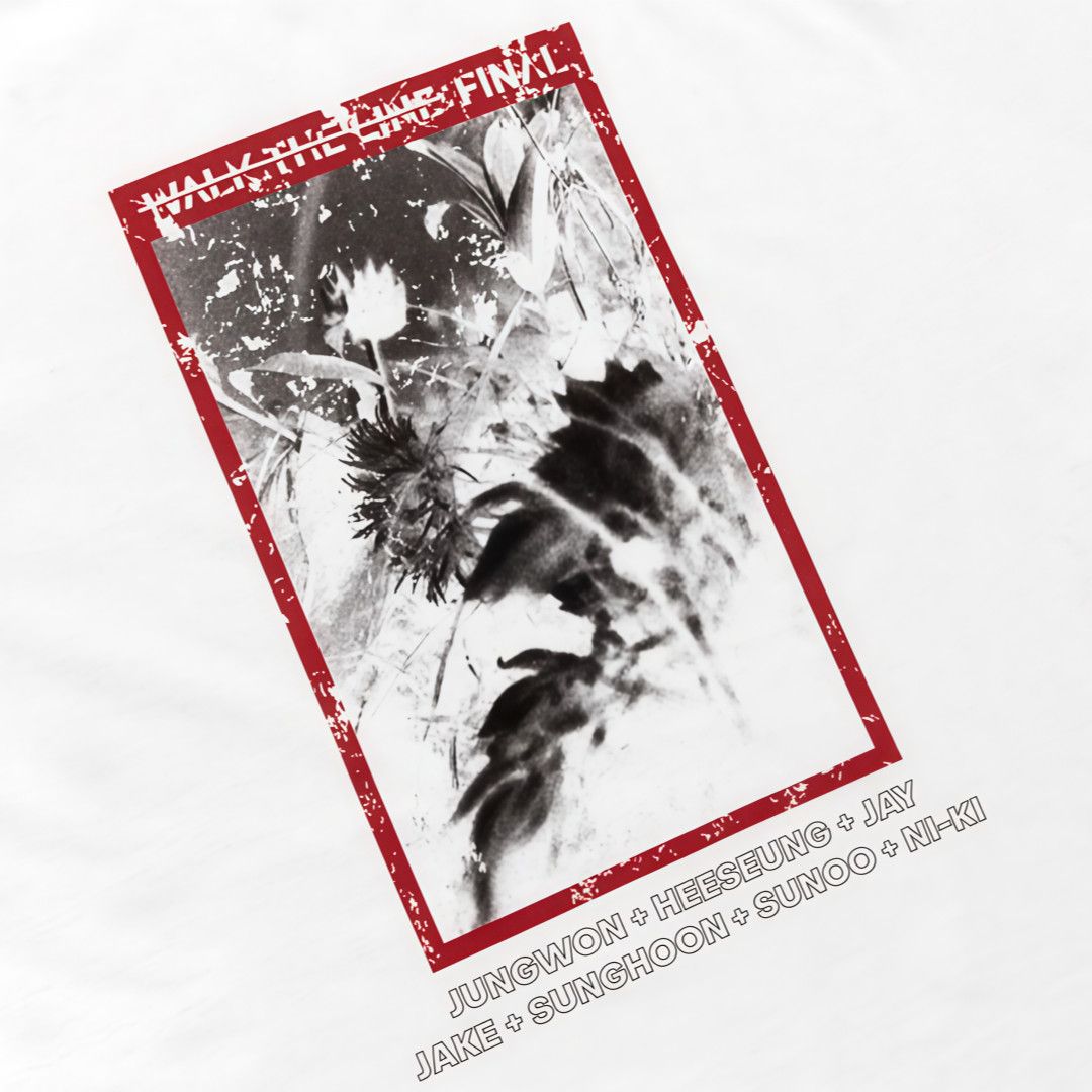 CAMISETA ENHYPEN WALK THE LINE LA FINAL 100% ALGODÓN