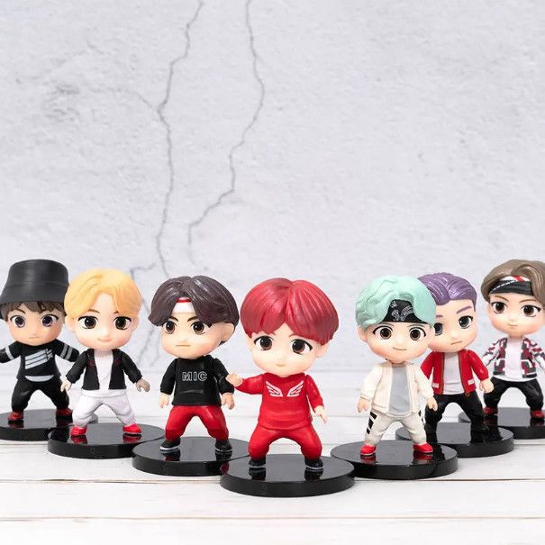 KIT DE 7 MICRÓFONOS TINY TAN BTS