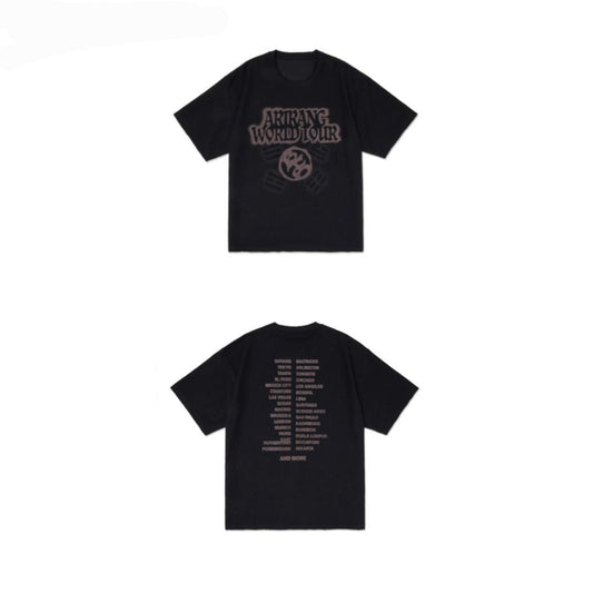 CAMISETAS MERCHANDISING GIRA MUNDIAL BTS 2026 100% ALGODÓN