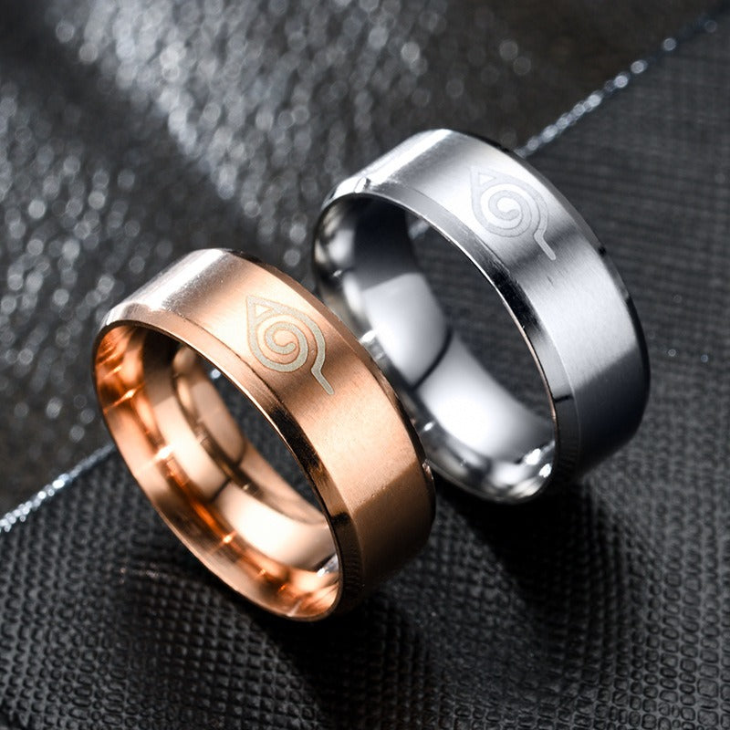 Naruto Merch Ring Stainless Steel