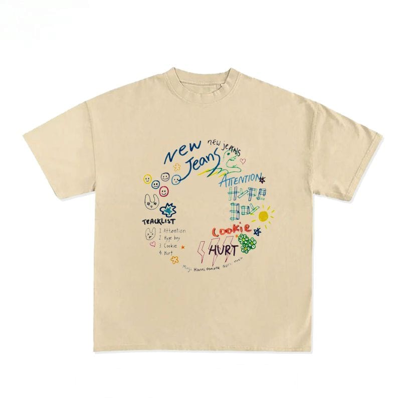 CAMISETA NEWJEANS 100% ALGODÓN