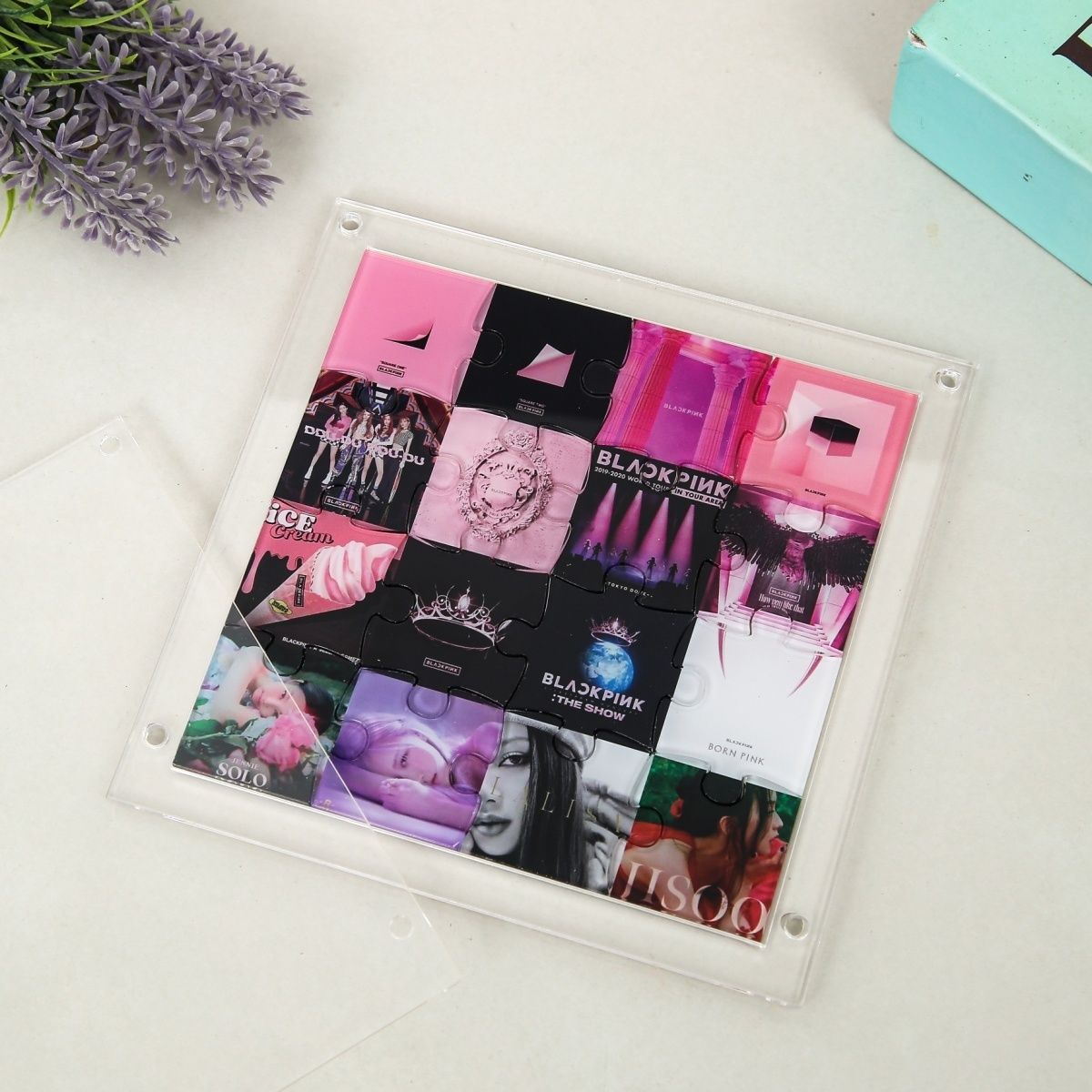 TABLERO DE ROMPECABEZAS DECORATIVO DE ÁLBUMES DE BLACKPINK