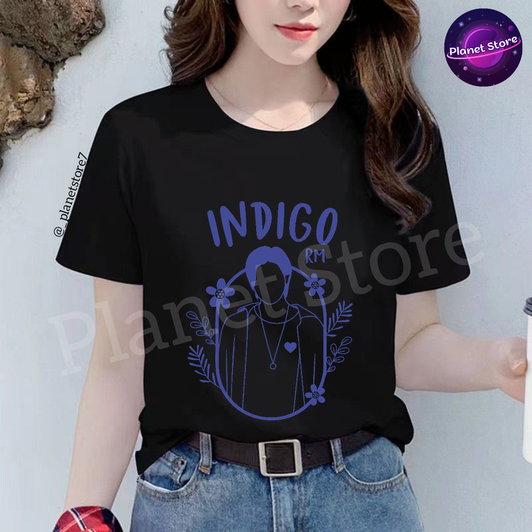 CAMISETA RM INDIGO 100% ALGODÓN