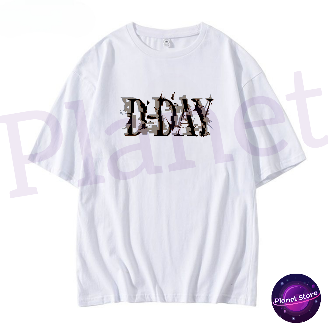 CAMISETA SUGA D'DAY AGUST D 100% ALGODÓN (blanco y negro)