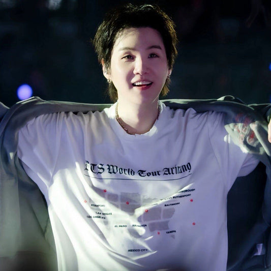 CAMISETA BTS WORLD TOUR ARIRANG 100% ALGODÓN