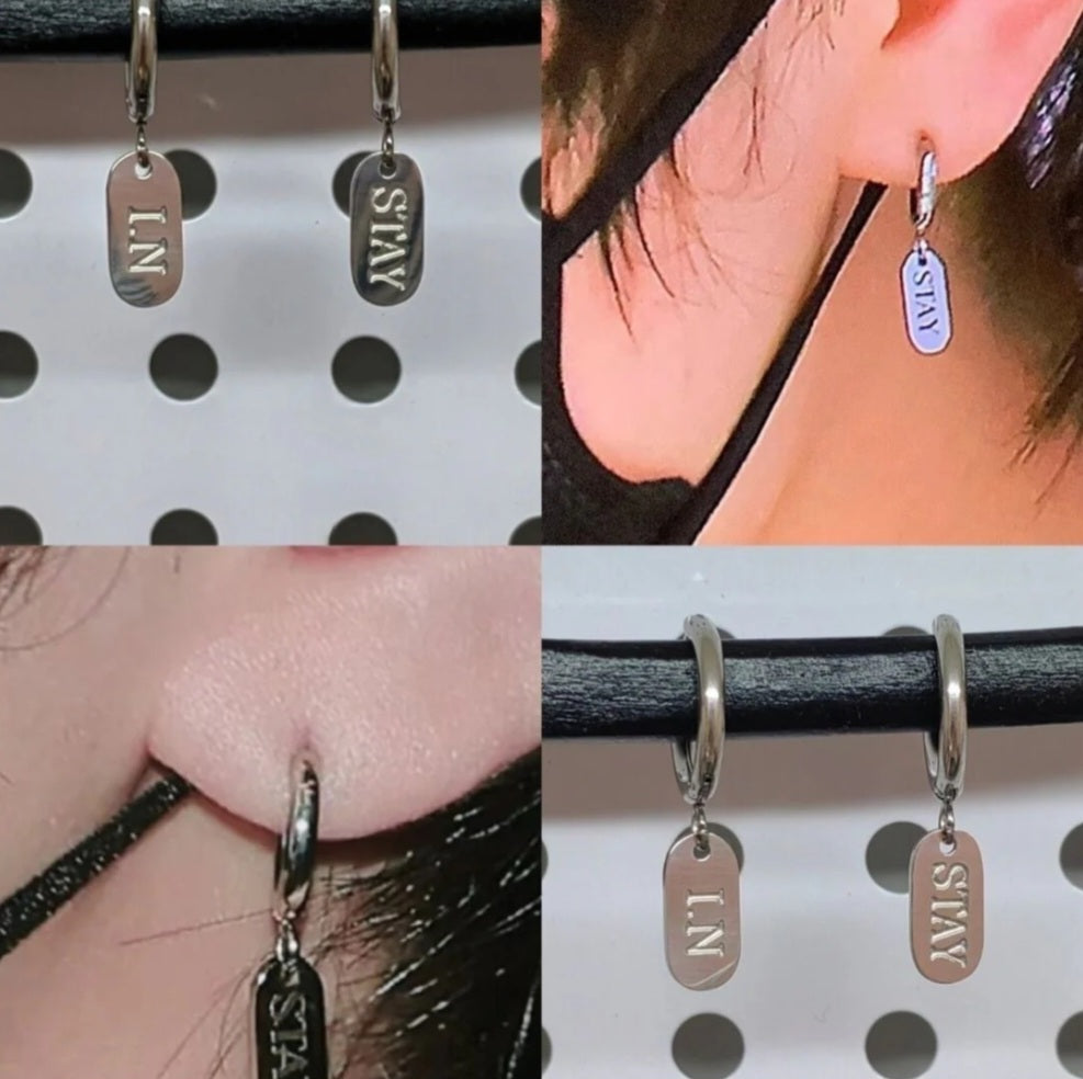 STRAY KIDS  I.N. & STAY EARRING (pair)