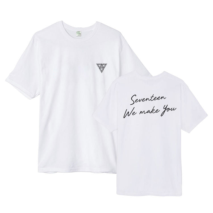 SEVENTEEN MERCH 100% COTTON SHIRT (various colors)