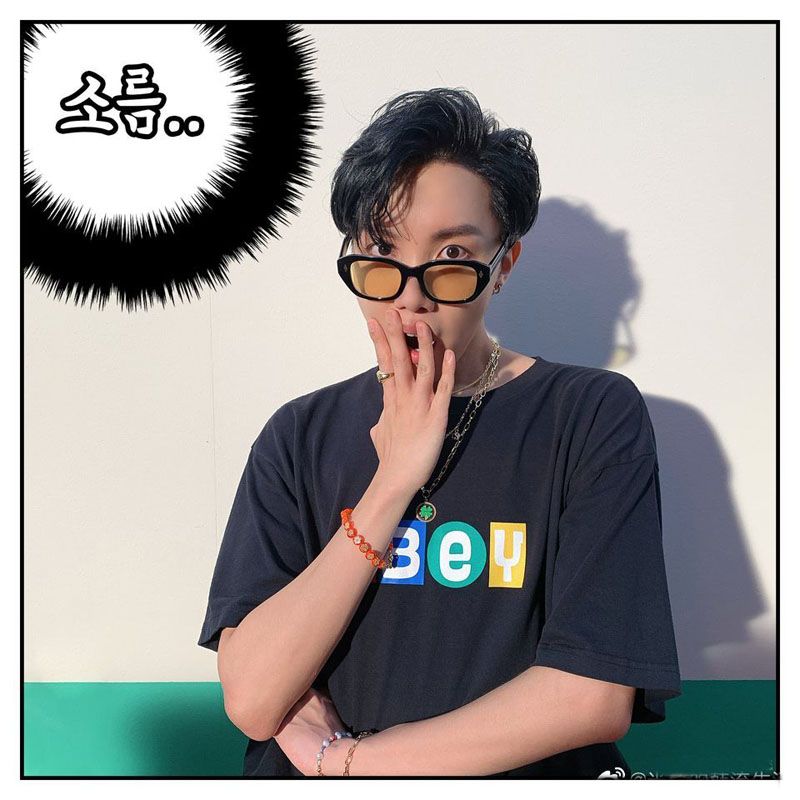 JHOPE OBeY DYNAMITE T-SHIRT 100% COTTON