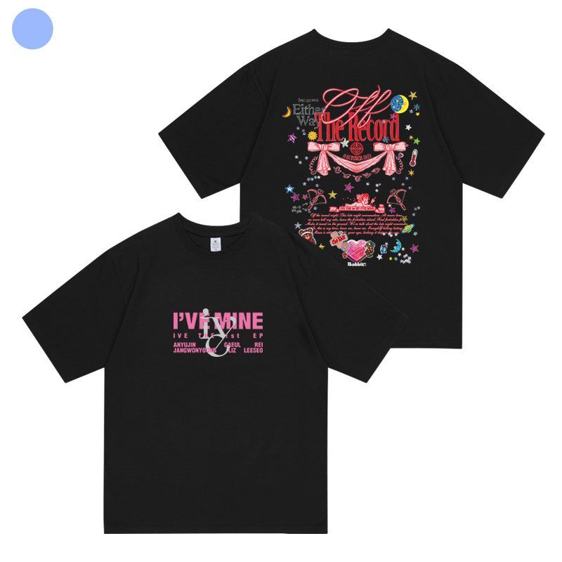 IVE MERCH T-SHIRT - I'VE MINE 100% COTTON (various colors)
