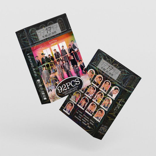 SEVENTEEN MERCH 17 Is Right Here92 PIECES KIT (60 PHOTOCARDS + 32 STICKERS)