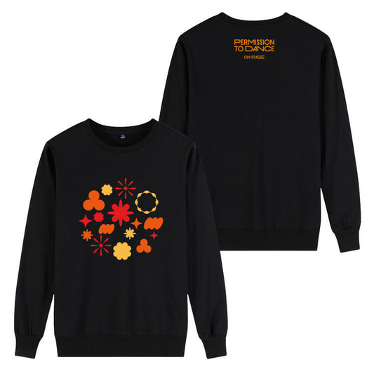 BTS PERMISSION TO DANCE HOODIE (black/white)