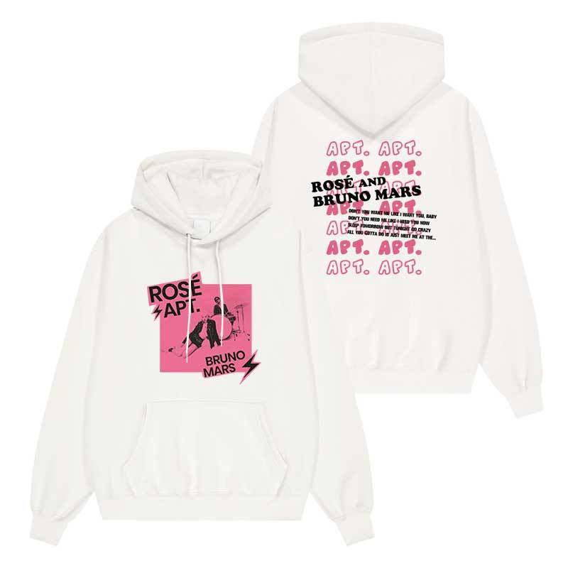 SUDADERA CON CAPUCHA APT ROSÉ (BLACKPINK) Y BRUNO MARS