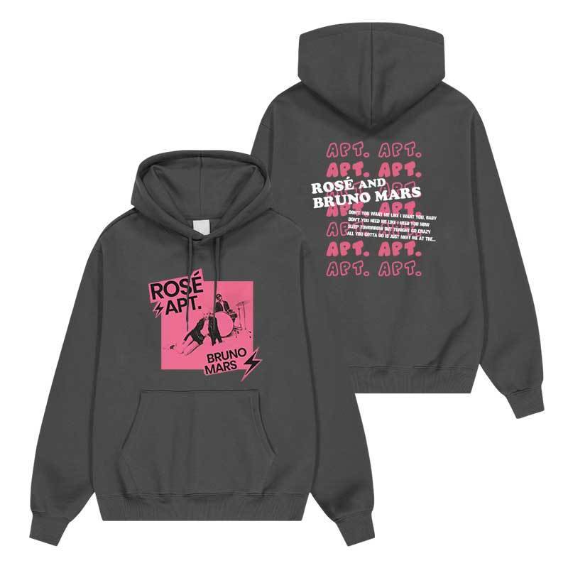 SUDADERA CON CAPUCHA APT ROSÉ (BLACKPINK) Y BRUNO MARS