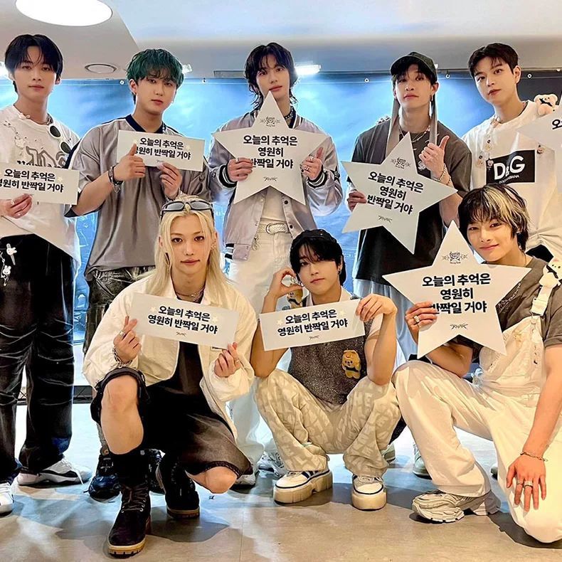 STRAY KIDS MERCH DOMINATE TOUR TSHIRT 100% COTTON