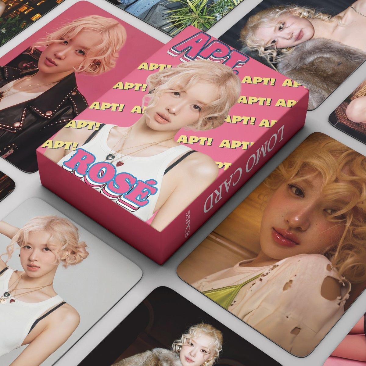 TARJETAS FOTOGRÁFICAS APT ROSÉ 55 UDS.