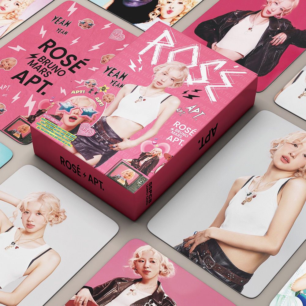 TARJETAS FOTOGRÁFICAS APT ROSÉ 55 UDS.