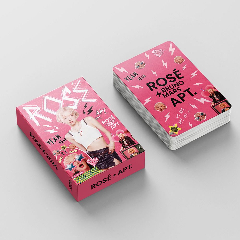 TARJETAS FOTOGRÁFICAS APT ROSÉ 55 UDS.