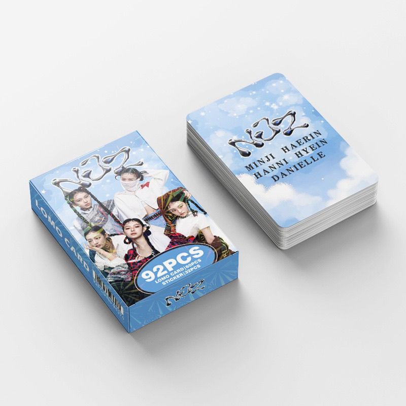 PHOTOCARDS NJZ (NEWJEANS)  92 PCS (60 PHOTOCARDS + 32 STICKERS)