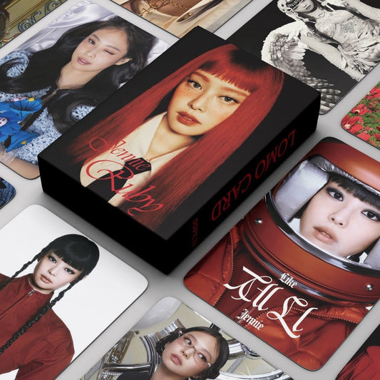 TARJETAS FOTOGRÁFICAS JENNIE RUBY 55 UNIDADES