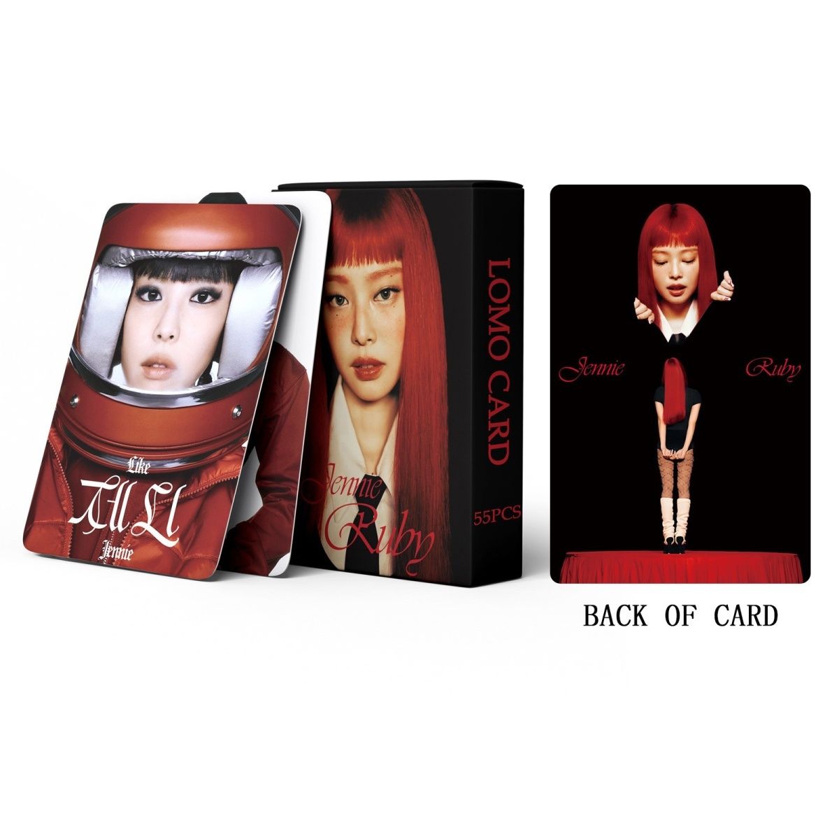 TARJETAS FOTOGRÁFICAS JENNIE RUBY 55 UNIDADES