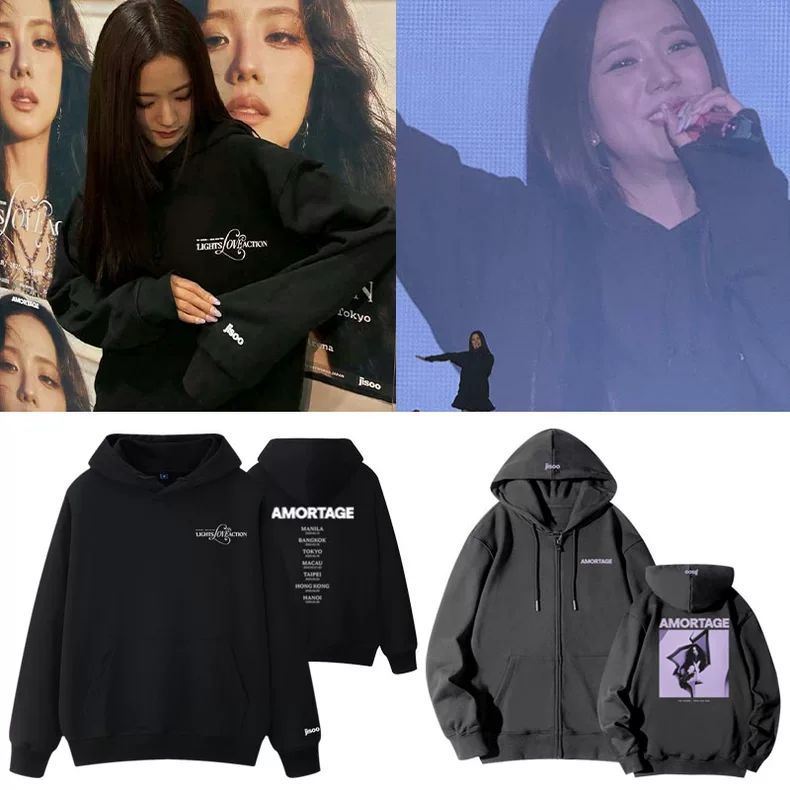 SUDADERA JISOO (BLACKPINK) AMORTAGE