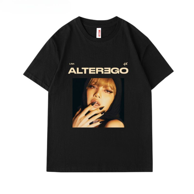 CAMISETAS BLACKPINK LISA ALTER EGO 100% ALGODÓN