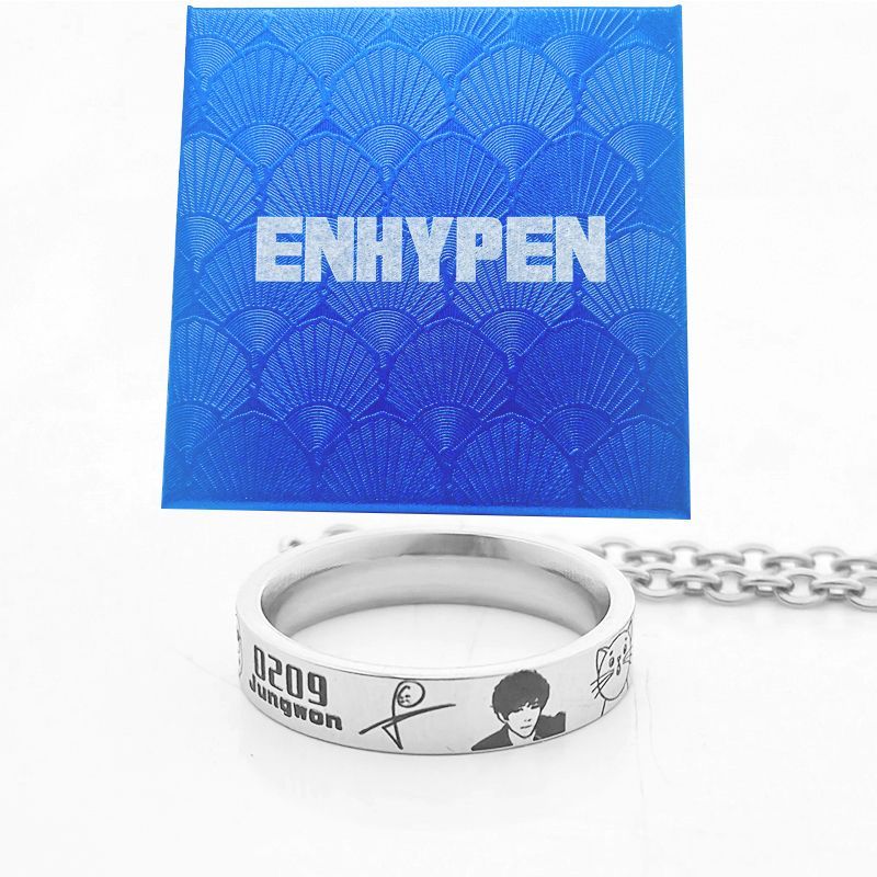 ENHYPEN NECKLACE (CHAIN + RING) all members
