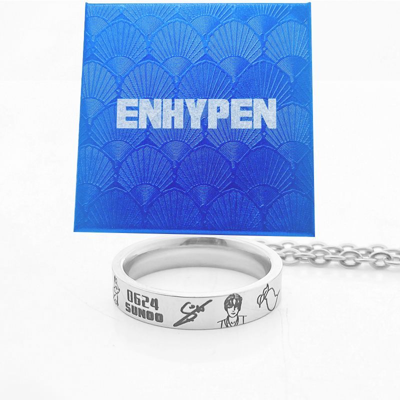 ENHYPEN NECKLACE (CHAIN + RING) all members