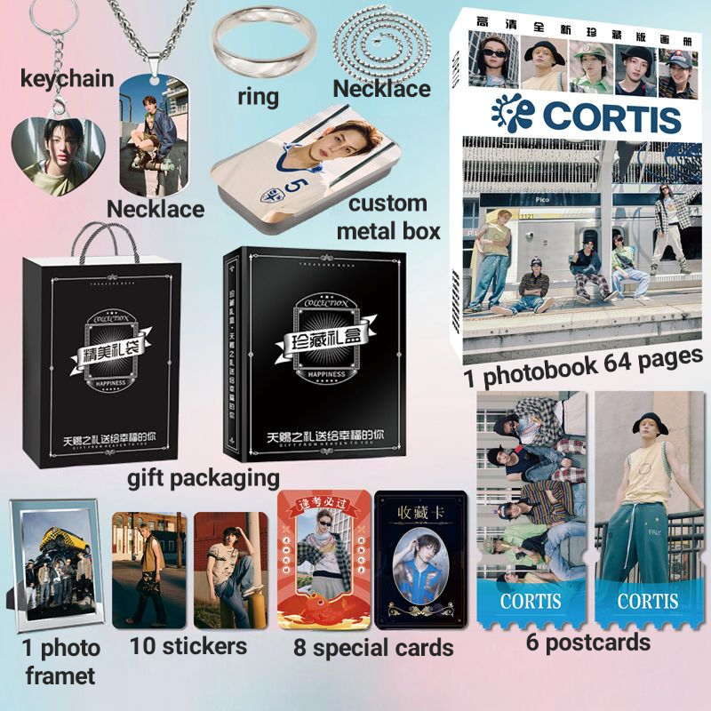 FOTOLIBRO CORTIS + TARJETAS FOTOGRÁFICAS + ACCESORIOS + MARCO + ¡ARTÍCULOS!✨