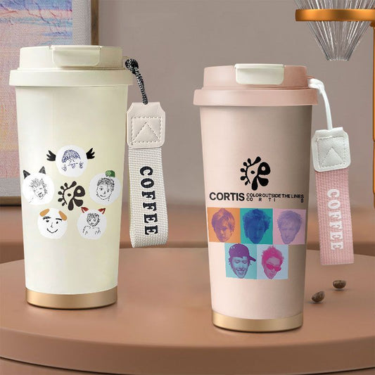 TAZAS TÉRMICAS DE ACERO INOXIDABLE CORTIS - ¡Varias opciones!✨