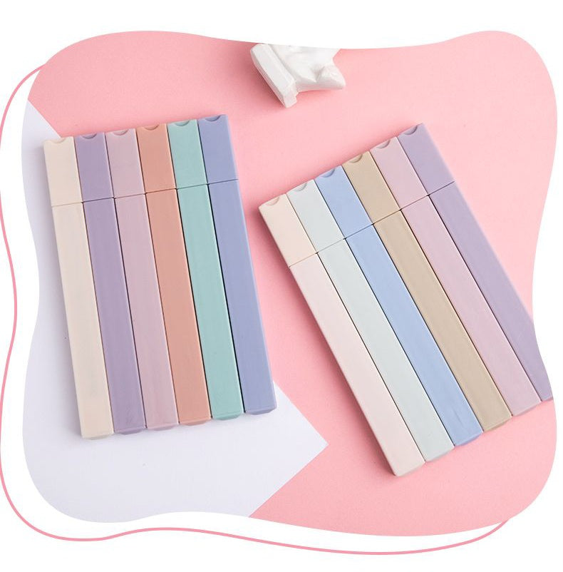 12 PASTEL COLOR HIGHLIGHTER BRUSHES SET