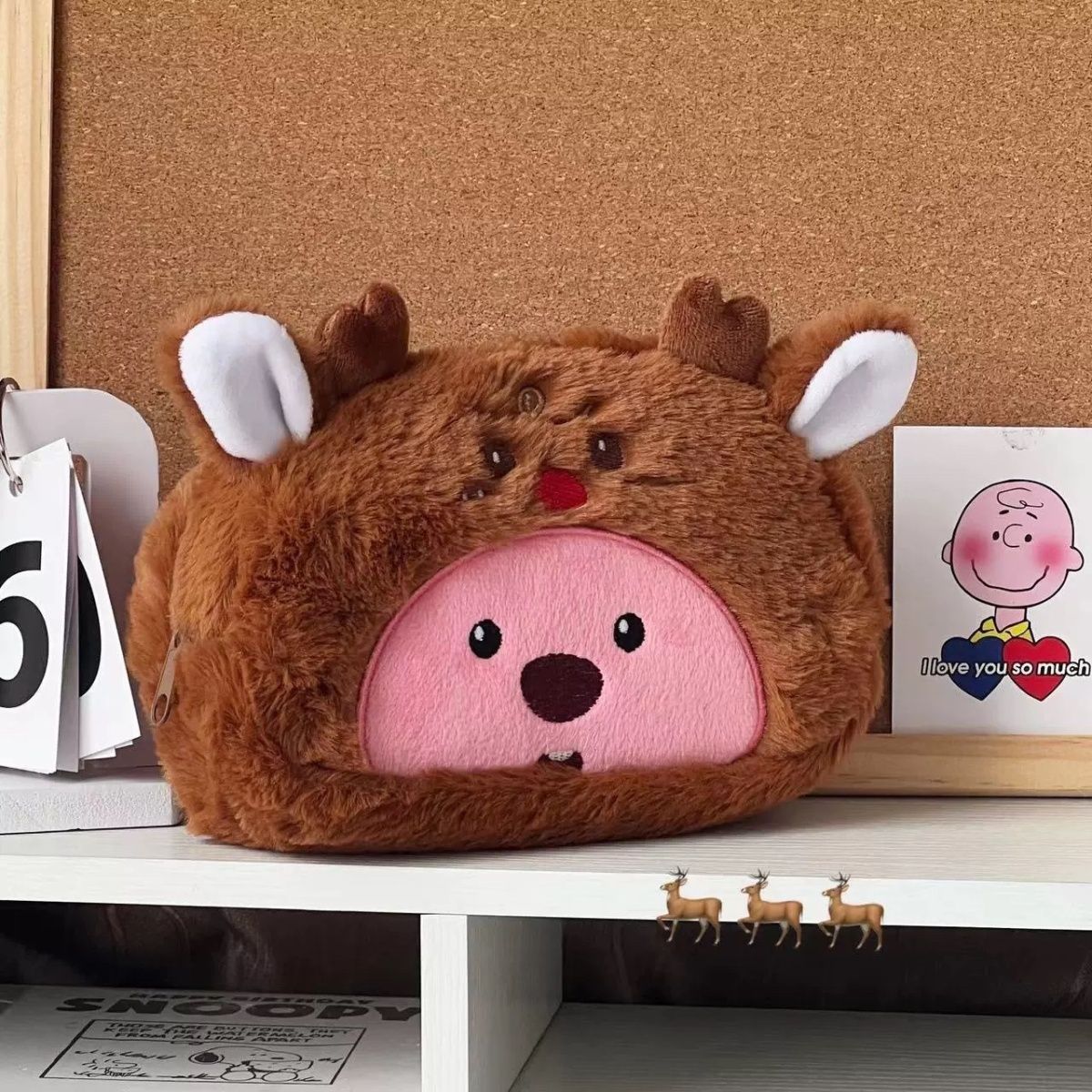 BEAR PLUSH PENCIL CASES