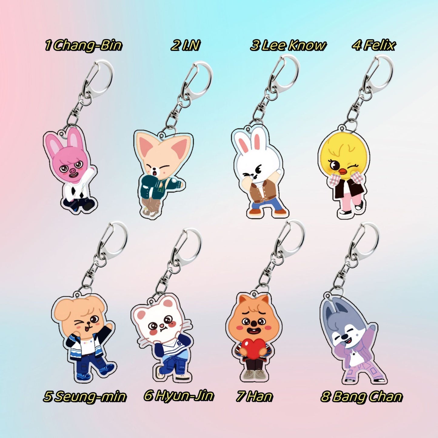 STRAY KIDS SKZOO KEYRING