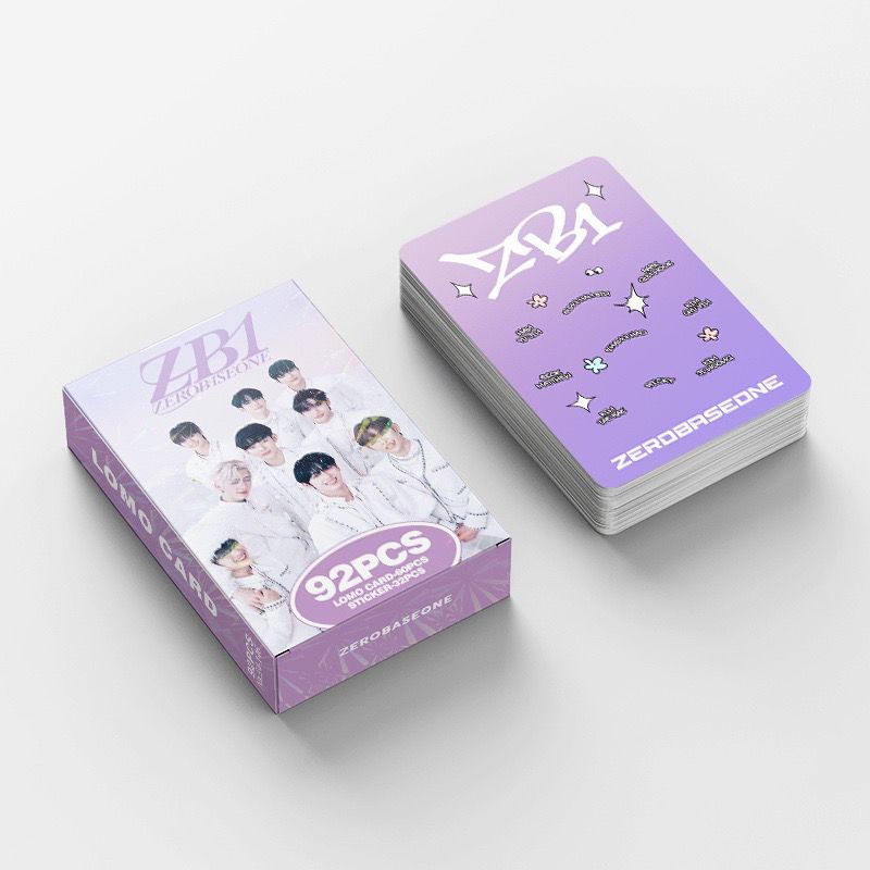 ZB1 ZEROBASEONE PHOTOCARDS + STICKERS 92 PCS