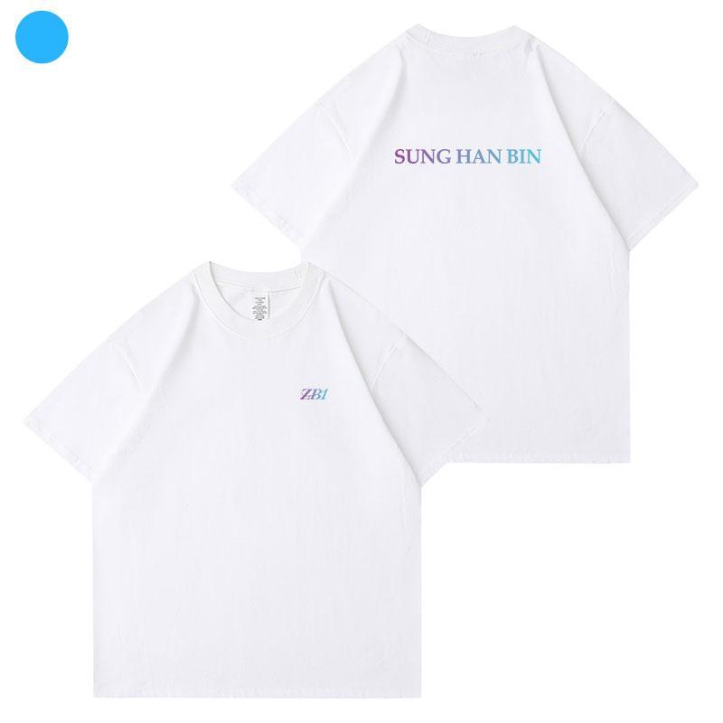 ZB1 ZEROBASEONE T-SHIRTS 100% COTTON - WHITE AND BLACK