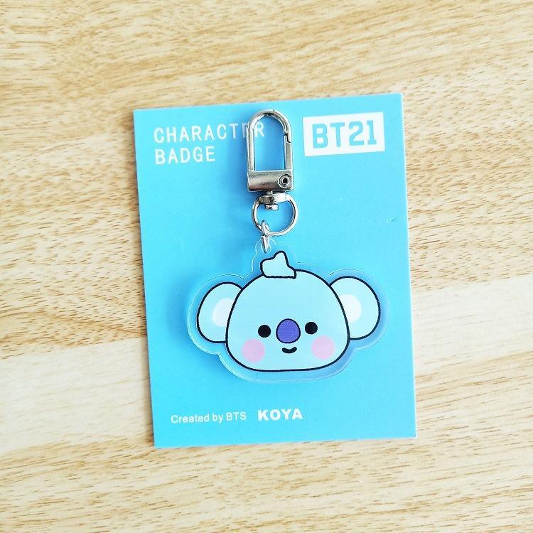 BTS BT21 KEYCHAINS