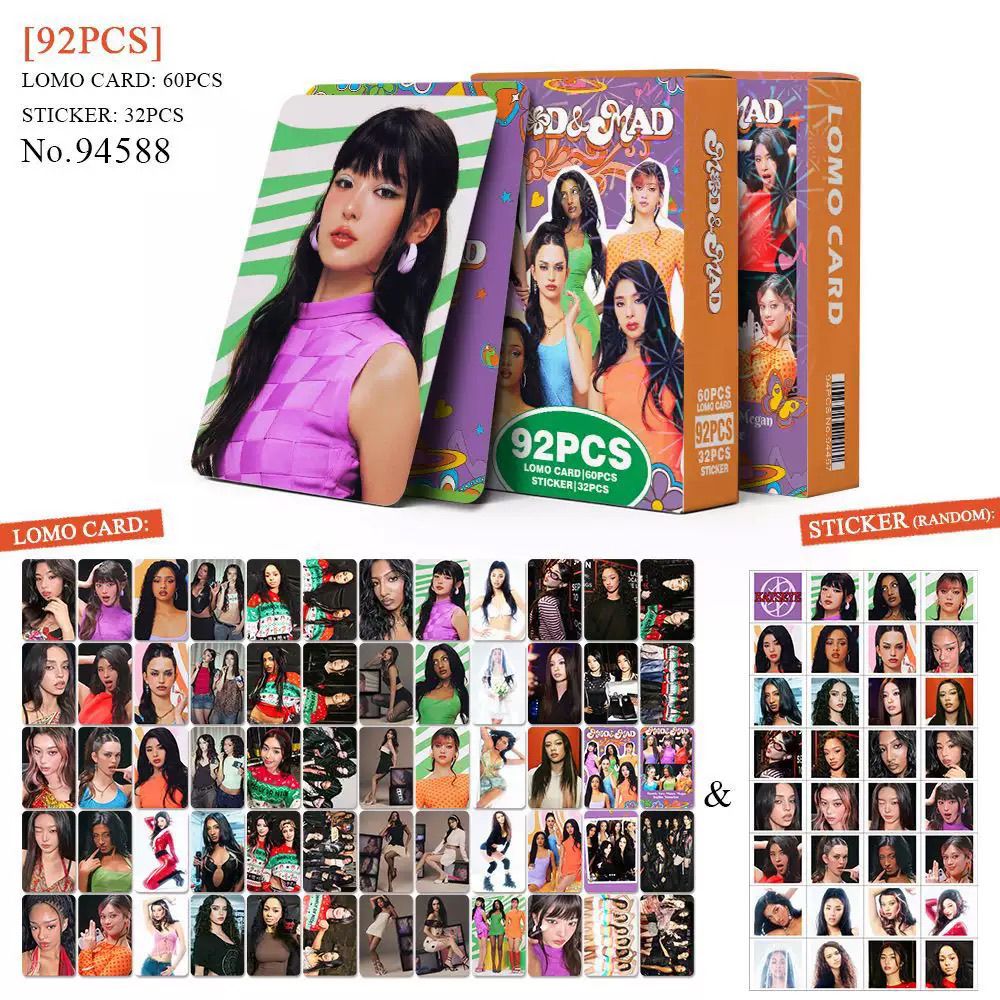 KATSEYE PHOTOCARDS + STICKERS 92 PCS