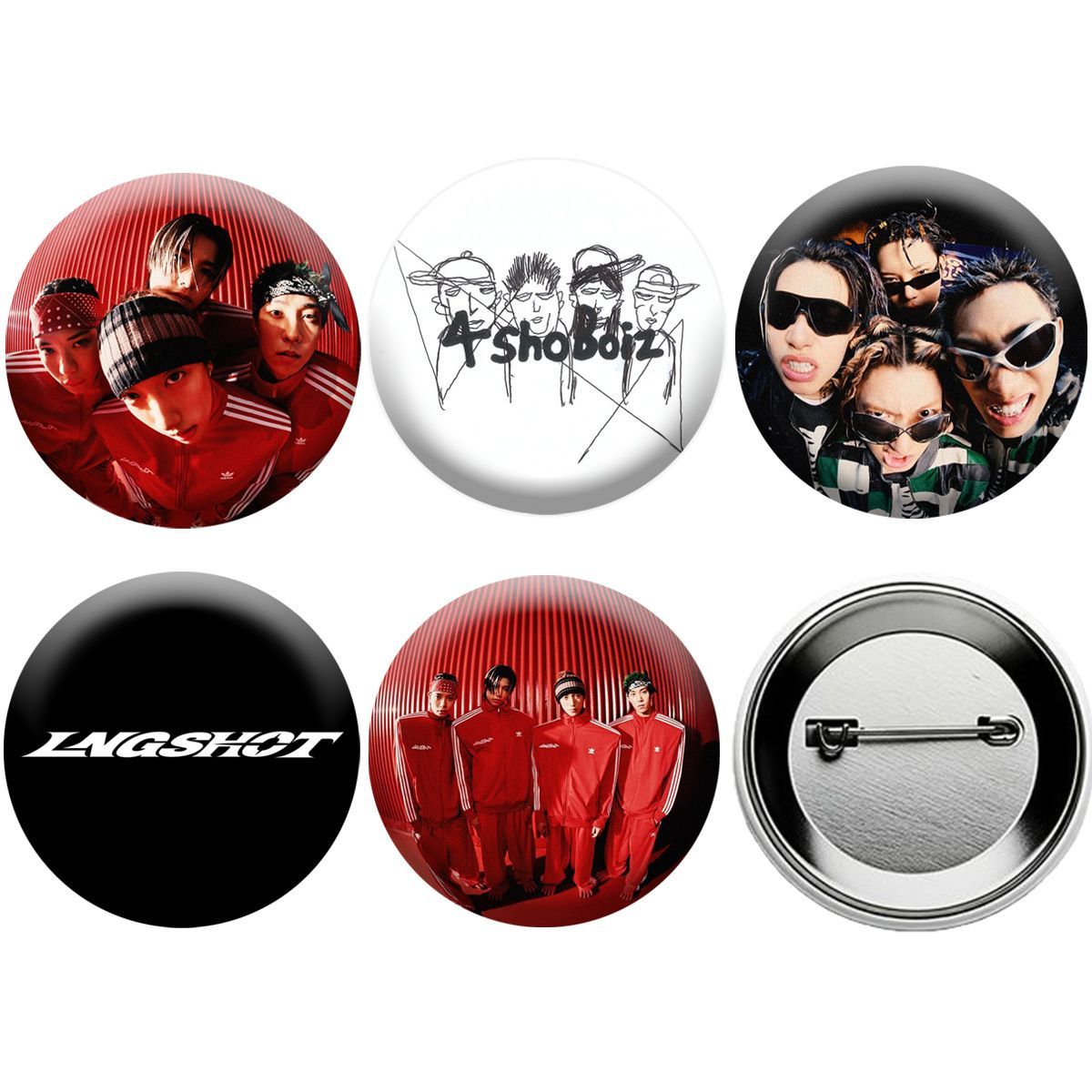 LNGSHOT BOTTONS SET 5 PCS