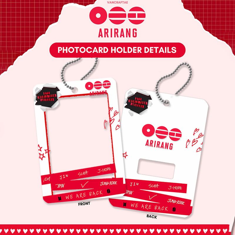TARJETERO BTS ARIRANG