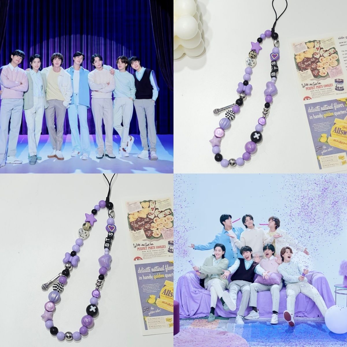 AMULETO PARA TELÉFONO DE BTS