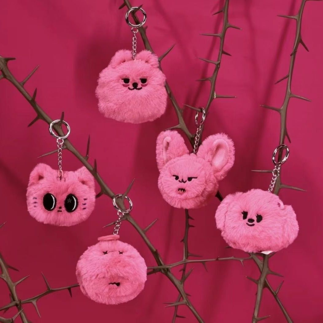 LLAVEROS DE PELUCHE DE TXT