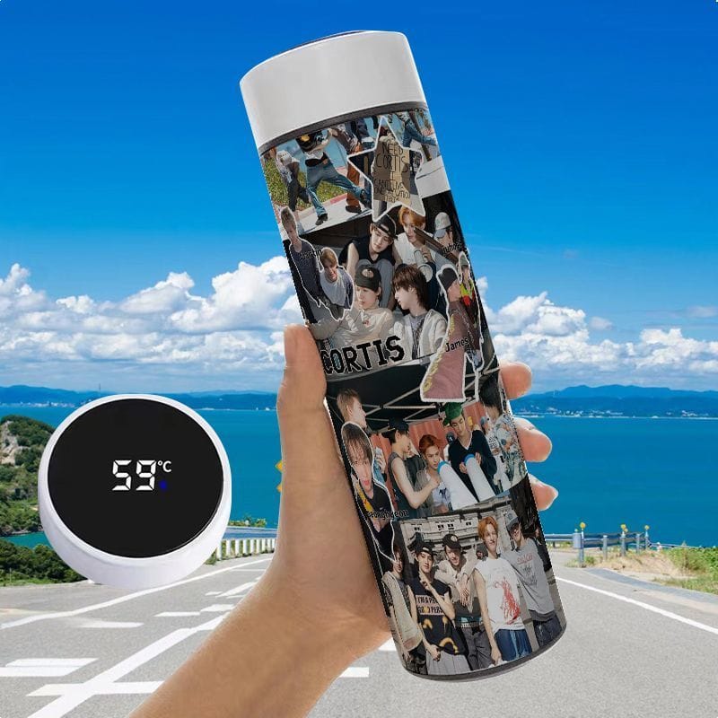 BOTELLAS TÉRMICAS CORTIS EN ACERO INOXIDABLE CON PANTALLA LED