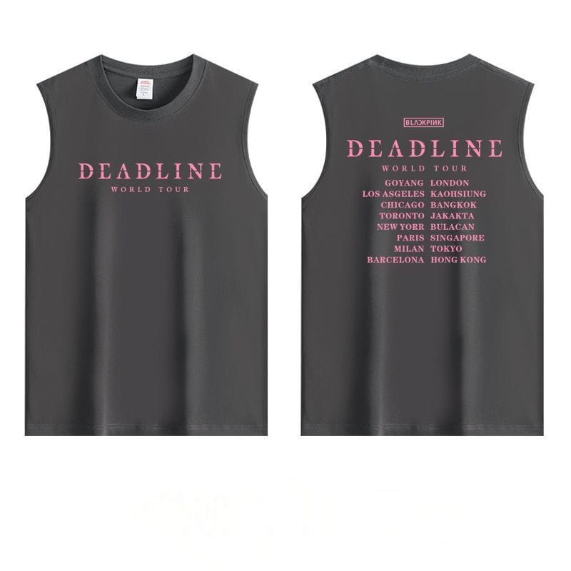 CAMISETAS BLACKPINK DEADLINE 100% ALGODÓN